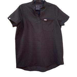 Figs Black Kitale Maternity Scrub Top Sz M